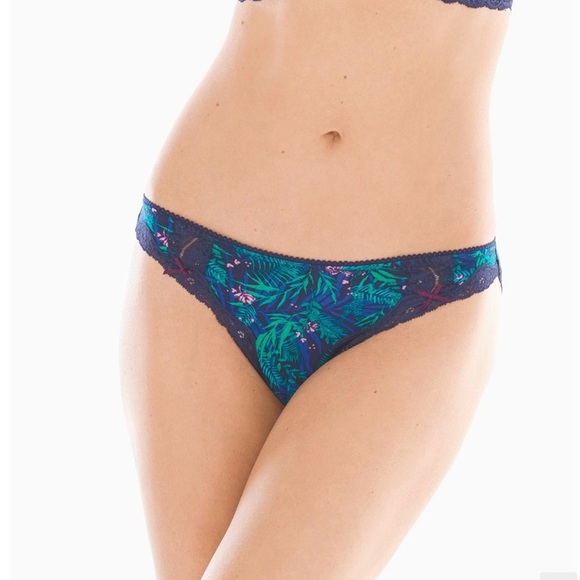 NWT Soma Embraceable Lace Bikini Underwear Panty Soft Pink/ Azalea Small #0527 - Picture 7 of 8